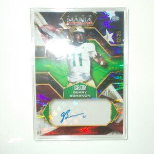 Gerry Bohanon 2024 Wild Card Automania PRE-RC BYU QB  SIGNED 12/25 Parallel